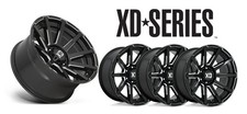 20x10 Xd Wheels Gloss Black 5x139.7 Deep Concave Fuel Tis Monster Dodge Ram 5