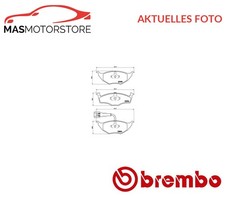 SATZ BREMSBELÄGE BREMSKLÖTZE VORNE BREMBO P 85 063 P FÜR AUDI A2,8Z0 1.2 TDI