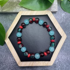 Handmade Bead Beaded Stackable 6.5  Plus Stretch Bracelet New Free Ship C1517