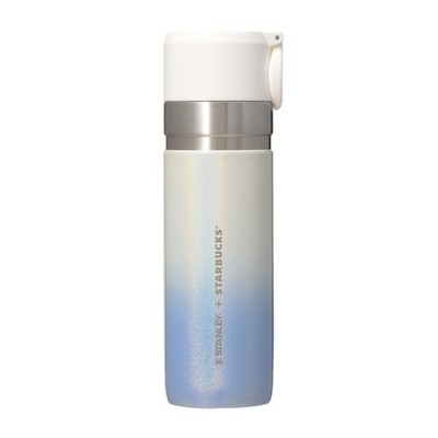 Starbucks Japan Sakura 2026 Stanley Stainless Bottle Blue Gradient