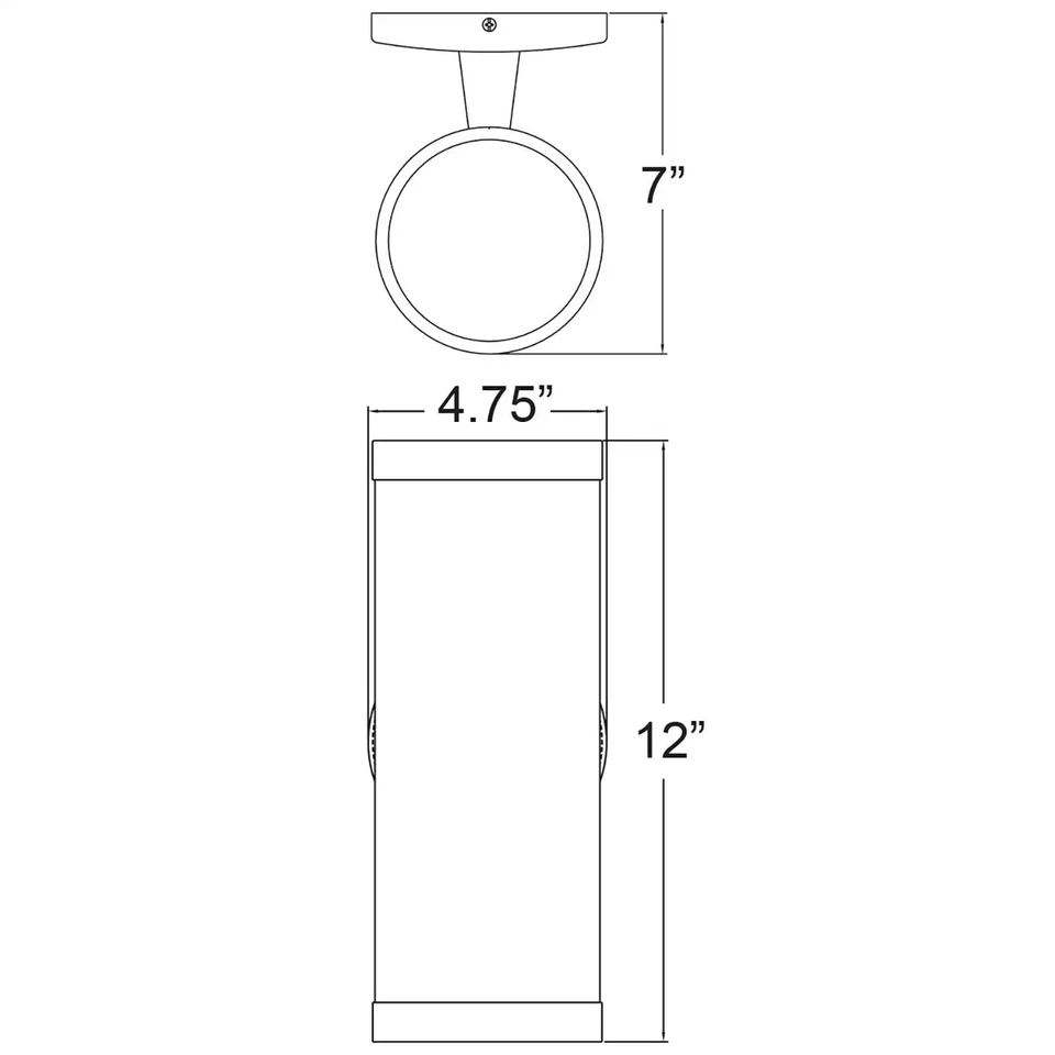 Access Lighting Poseidon - Lavavajillas de pared 2 luces ubicación húmeda - Bronce Foto 2 de 2