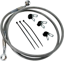 00-07 for Harley FLST/FLSTC/FLSTF Drag Spec Extended Front Brake Line Kit +2