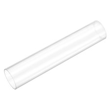 Rigid Round Clear Tubing 28mm ID x 30mm OD x 150mm Length Plastic Tube