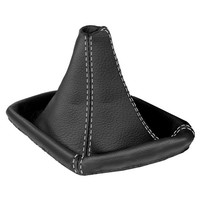 Schaltsack FüR Bmw 3Er E46 Schaltmanschette 100% Echtes Leder Schwarz Naht Grau
