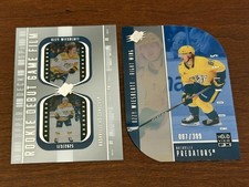 2025-26 SPx Ozzy Wiesblatt Rookie Debut Game Film & Holo View FX Blue /399 Lot