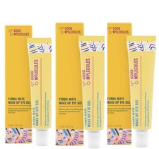 New Lot Of 3 Good Molecules Yerba Mate Wake Up Eye Gel Hyaluronic Acid .5oz Each