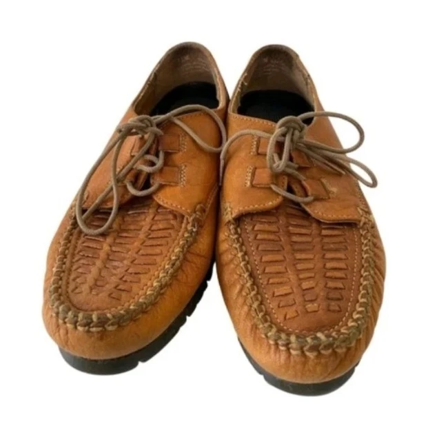 Hush Puppies Leather Upper Brown Casual Shoes for Men for 