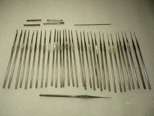 Vintage Boye Knitting Needles & Crochet Hooks LOT Of 55-Various Sizes -With Case