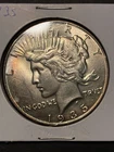 1935 - Peace Dollar - Gentle Toning - Original - AU - $2.99 Shipping