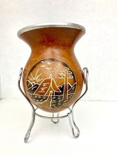 New Yerba Mate Drinking Gourd with Stand