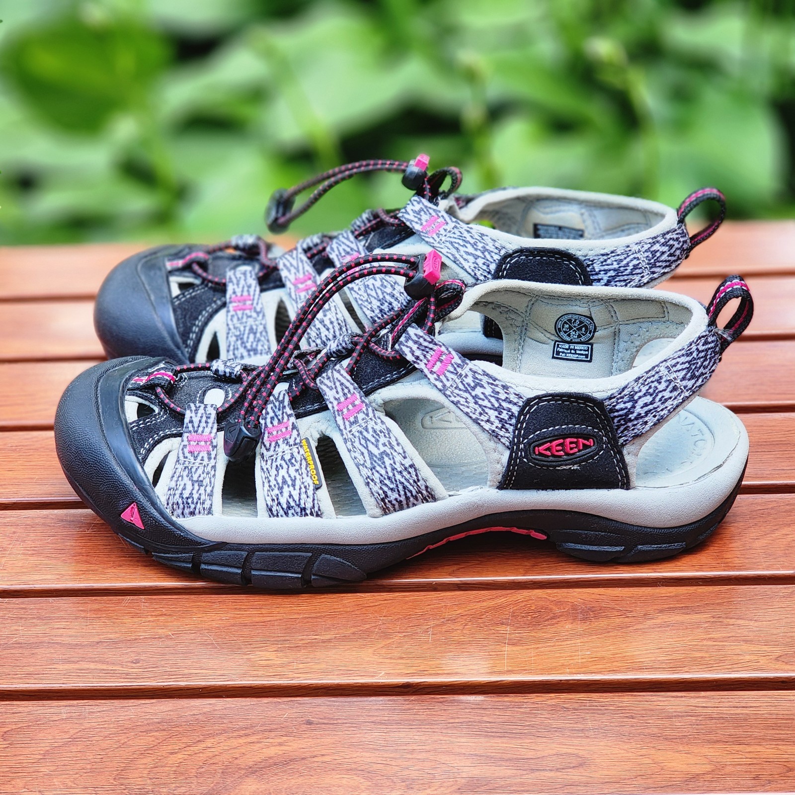 KEEN Sandali Scarpe Punta Chiusa Stile Cinturino Impermeabili Donna Taglia 7 5