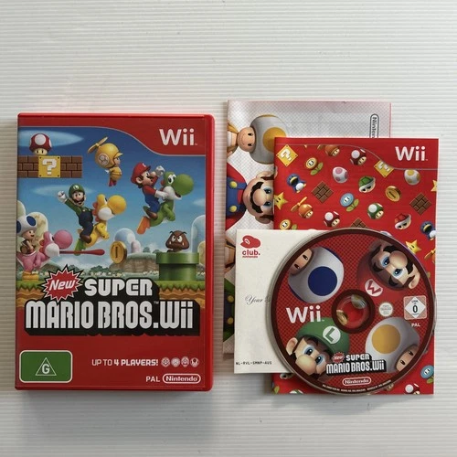 Wii Game - New SUPER MARIO BROS. Wii - Complete with Instructions