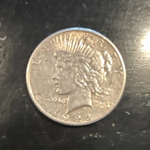 1922 Peace Dollar $1 Silver Coin Circulated KM#150 0.9 Fineness
