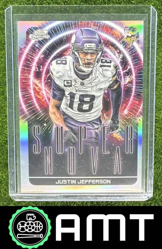 2025 Topps Cosmic Chrome Justin Jefferson Base (RAW)