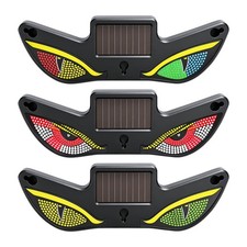 Solar Eye Led Car Window Light Dynamic Solar And Usb Powered Decoration Solar Eye Led Car Window Light Dynamic Solar And Usb Powered Decoration