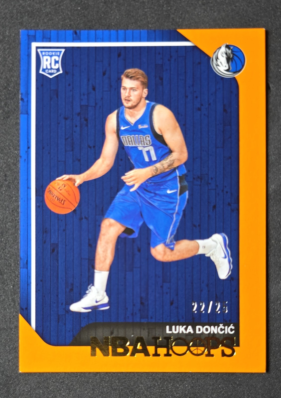 Luka Doncic /25 2018-19 Panini NBA Hoops Rookie #268 Orange Lakers Mavs RC 🔥 🏀