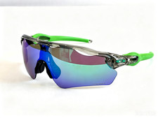 OO9208 Mens Oakley Radar EV Path Transparent grey Green Polarized Sunglasses