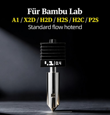 Bambu Lab A1 / X2D / H2D / H2S / H2C / P2S Hotend Düse Nozzle 0,2 0,4 0,6 0,8 mm