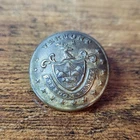 Civil War Raised Back Mark Vermont State Seal Coat Button