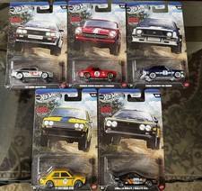 Hot Wheels Silver Series 2026 RALLY RACERS set completo di 5 auto "NUOVE"