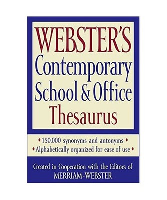 Webster's Contemporary School & Office Thesaurus