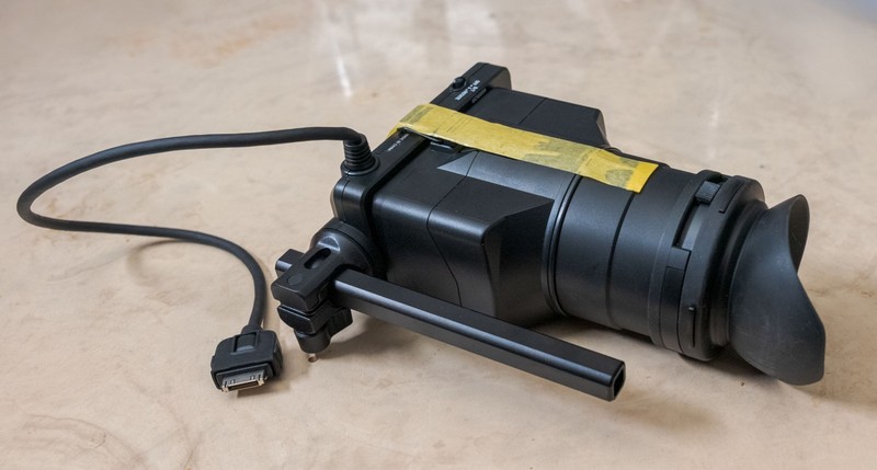 Sony Viewfinder FX9 and Loupe Assembly with viewfinder rod never used open box