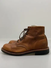 Chippewa Lace Up Boots Us10 Brw Leather 90047 Kfl56