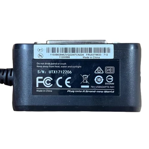 Lenovo USB to DB 25 hole parallel port converter IEEE 1284 UTX1712206 1.8m - Picture 4 of 4