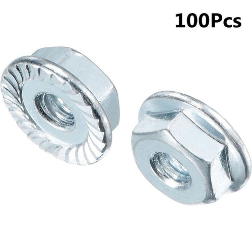 MroMax 100Pcs M4 Square Nuts - 7mm Width, 2mm Thick, Zinc Plated Carbon Steel Assortment Kit