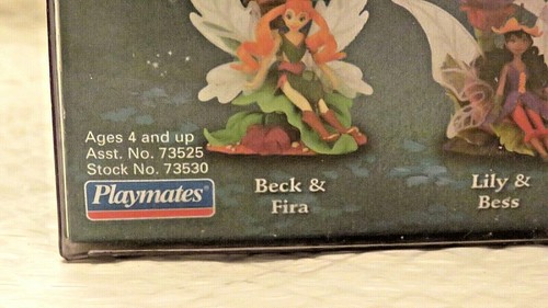 2006 Playmates 4” Disney Fairies Tinker Bell & Royal Loyal Queen Clarion + DVD - Picture 9 of 12