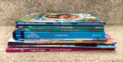 Disney Princess Books Leveled Readers, Drawing & Activities 13 Books Big Lot! - Picture 9 of 11