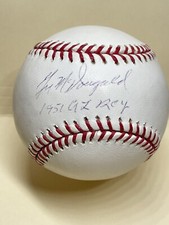 Gil McDougald signed/Insc 