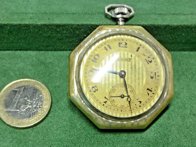 Vigilant alte Taschenuhr, 8-eckig