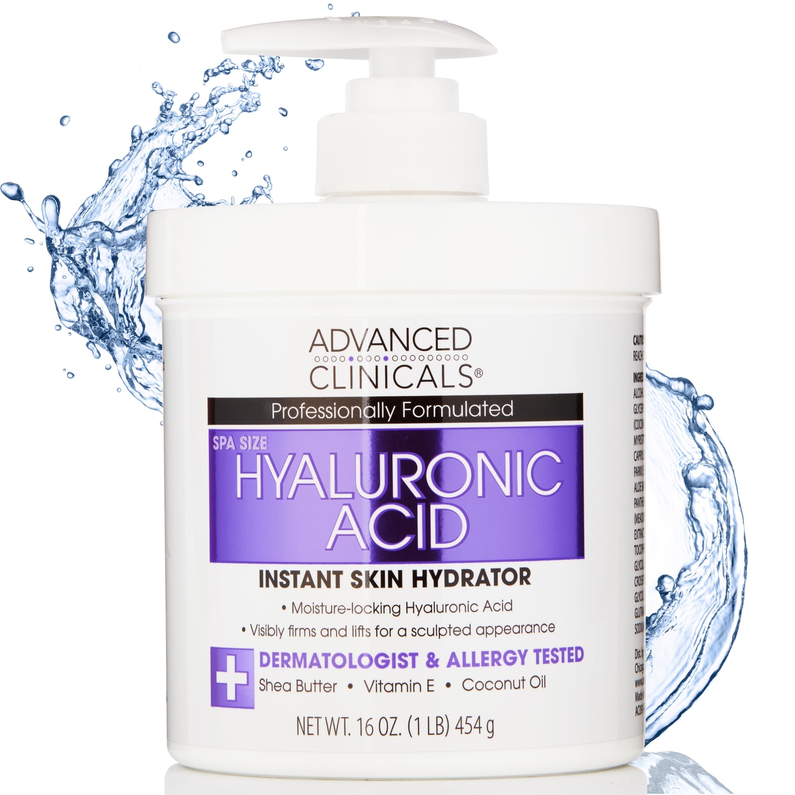 Hyaluronic Acid Body Lotion & Face Moisturizer W/Vitamin E | Hydrating Firmin...