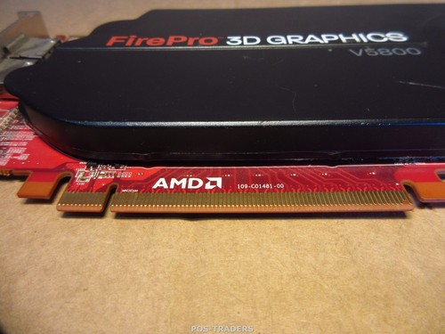 AMD ATI FirePro V5800 1GB DDR5 Dual Displayport 3D Graphics Video Card PCIe 2.0 - Afbeelding 2 van 7