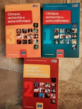  Beau Lot  3 livres CLINIQUE,Recherche et soins infirmiers, TBE