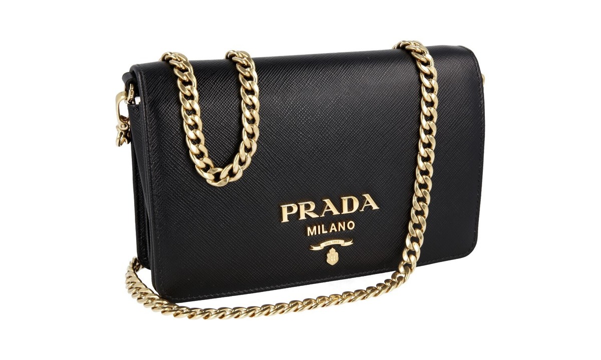 セール★PRADA★P201H PRADA SAFFIANO SHOULDER BAG HANDBAG 1BP006 BLACK LEATHER NEW