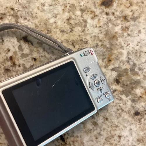 Panasonic LUMIX DMC-FS3-SILVER-8.1MP Digital Camera & Charger-Tested Works Great