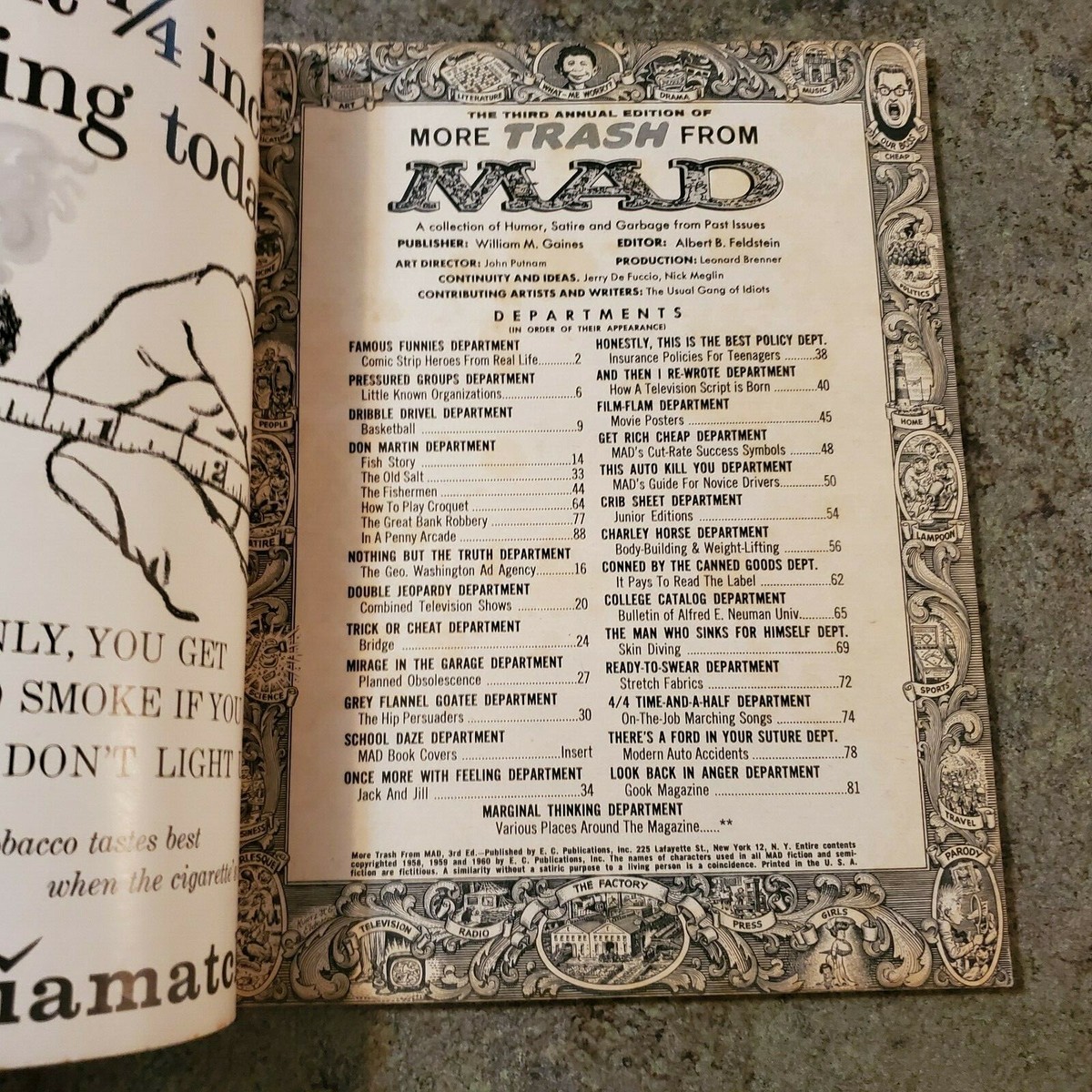 ③ MAD MAGAZINE マッドマガジン ビンテージ アドバタイジング 本 ③ MAD MAGAZINE マッドマガジン ビンテージ アドバタイジング