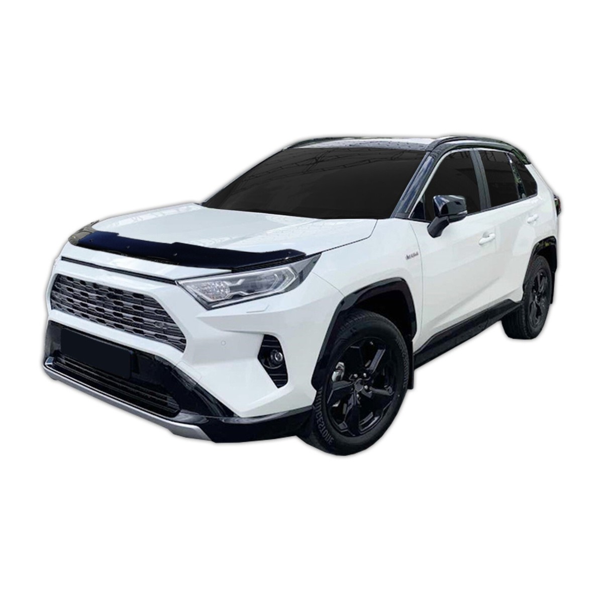 Housse De Volant Pour Toyota RAV4 2019-2024 - Cuir Et Fibre De Carbone, Antidérapante, Confort Toutes Saisons