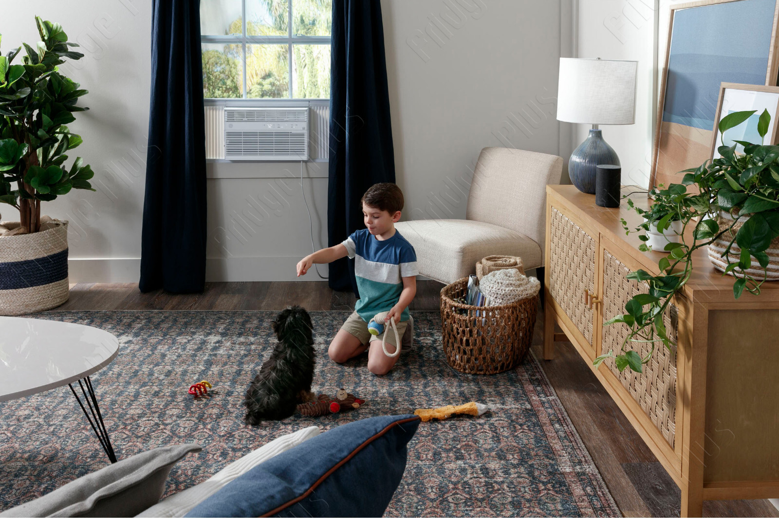 GE 24000 BTU Window Air Conditioner & 11000 BTU Heater, Large 1500 Sq Ft AC Unit eBay