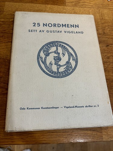 Gustav Vigeland Book 25 Nordmenn Rare