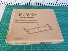 VIVO MOUNT-KB08SW White Extra Sturdy Under Desk Keyboard Tray