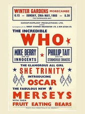 The Who Morecambe 16" x 12" Photo Repro Concert Poster
