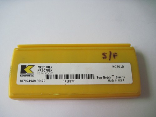 (Qty 5) Kennametal NR3078LK KC5010 Carbide Grooving Inserts 1818827 - Picture 4 of 4