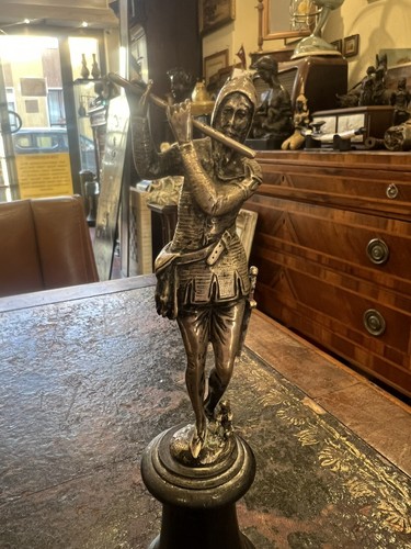 Statuina Pifferaio Magico In Argento - Foto 2 di 10