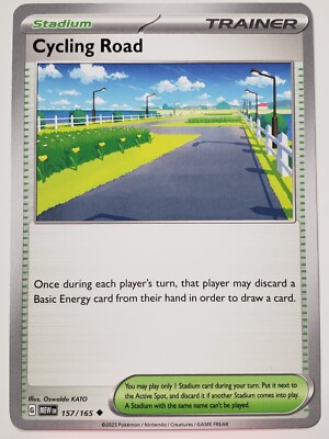 Cycling Road 157/165 NM / M - 151 Scarlet Violet Pokemon Card