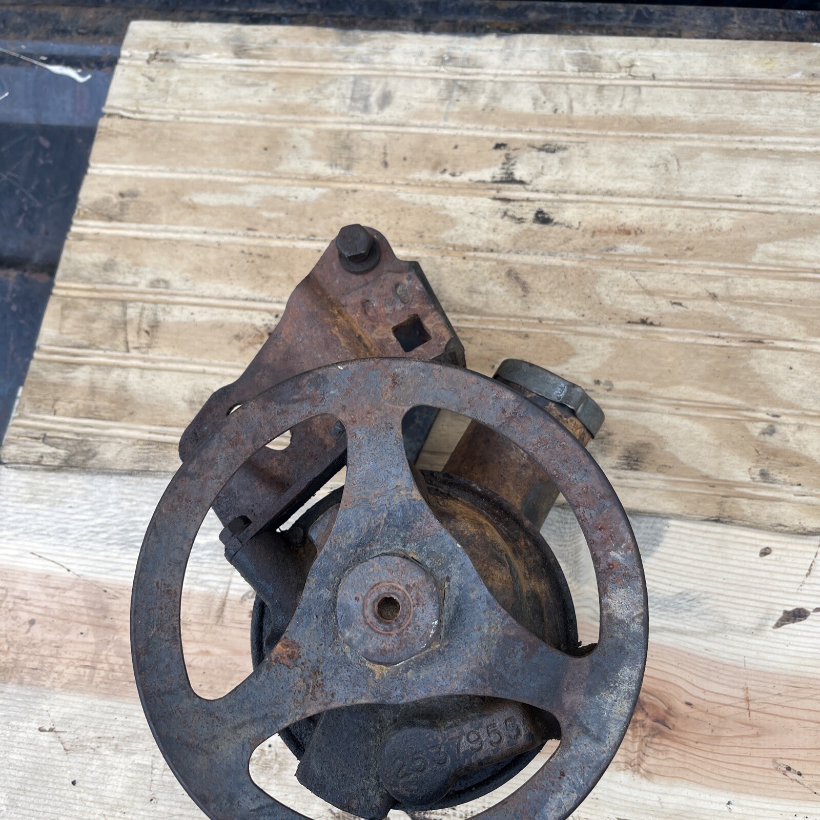 Original Big Block Mopar Federal Power Steering Pump W/Bracket Chry