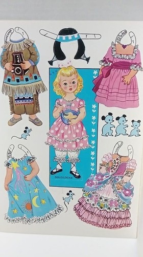 Vintage Saalfield Uncut Storyland Paper Dolls Book - Picture 8 of 8