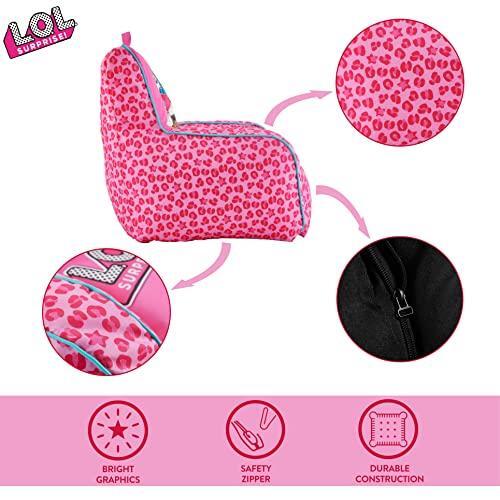 LOL Surprise Collapsible Storage Cube, 12 Inches – Bright Character Design, Kids Toy & Clothes Organizer, Multi-Use Bin